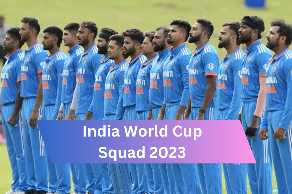 India World Cup 2023 Squad